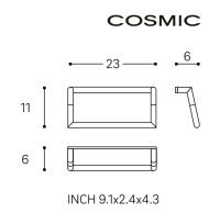 MEDIDAS TOALLERO ARO MICRA COSMIC